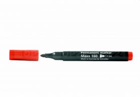 Маркер перманентний Schneider 1-3мм круглий червоний 160 Маркер перманентний Schneider 1-3мм круглий червоний 160