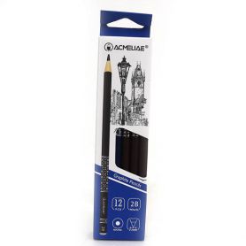 Карандаш графитный Acmeliae 2B микс Орнамент