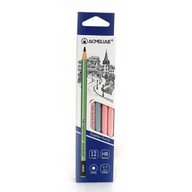 Карандаш графитный Acmeliae НB микс пастель металлик