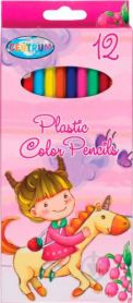 Карандаши цветные 12шт. Centrum Unicorn пластиковые Карандаши цветные 12шт. Centrum Unicorn пластиковые