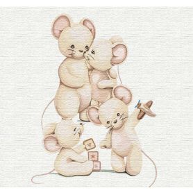 Картина по номерах 30х30см Счастливая семья Картина по номерах 30х30см Счастливая семья