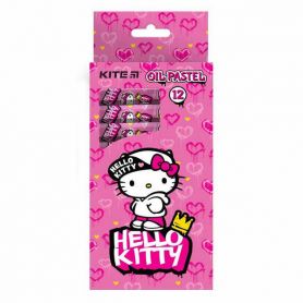 Пастель олійна 12шт 75мм Kite Hello Kitty Пастель олійна 12шт 75мм Kite Hello Kitty