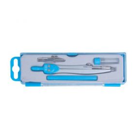 Готовальня ZiBi 4 предмета, циркуль 120мм темно-синя Basis KIDS Line Готовальня ZiBi 4 предмета, циркуль 120мм темно-синя Basis KIDS Line