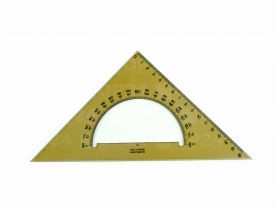 Треугольник пластиковый 45х45 18см дымчатый с транспортиром KOH-I-NOOR Треугольник пластиковый 45х45 18см дымчатый с транспортиром KOH-I-NOOR