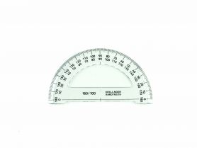 Транспортир пластиковый 180/10см дымчатый/прозрачный KOH-I-NOOR Транспортир пластиковый 180/10см дымчатый/прозрачный KOH-I-NOOR