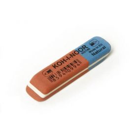 Гумка KOH-I-NOOR BluStar прямокутна, скошені края, комбінована Гумка KOH-I-NOOR BluStar прямокутна, скошені края, комбінована