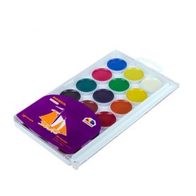 Акварель 18 кольорів Творчість Гамма UA Нововолинськ пластикова упаковка, без пензлика Акварель 18 кольорів Творчість Гамма UA Нововолинськ пластикова упаковка, без пензлика