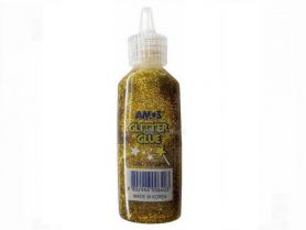 Краска-клей с блестками золотистая 22мл Classic Amos Краска-клей с блестками золотистая 22мл Classic Amos