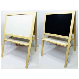 Мольберт-хлопушка двосторонній магнітний (крейда + маркер) 60х40х100