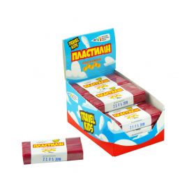 Пластилін WIG Travel Kids 30г восковий рожевий Пластилін WIG Travel Kids 30г восковий рожевий