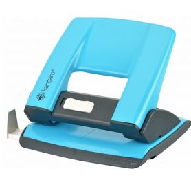 Діркопробивач Kangaro 20арк металевий з лінійкою Aion 20 бірюза Діркопробивач Kangaro 20арк металевий з лінійкою Aion 20 бірюза