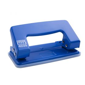 Діркопробивач Buromax 10арк металевий синій Діркопробивач Buromax 10арк металевий синій