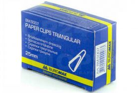 Скріпка 25мм трикутна 100шт Buromax Скріпка 25мм трикутна 100шт Buromax