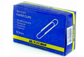 Скріпка 50мм овальна 100шт Buromax Скріпка 50мм овальна 100шт Buromax