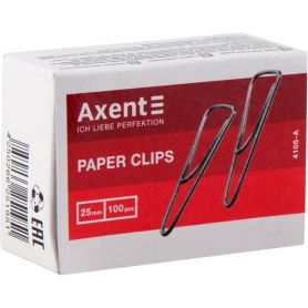 Скріпка 25мм трикутна з загином 100шт Axent Скріпка 25мм трикутна з загином 100шт Axent