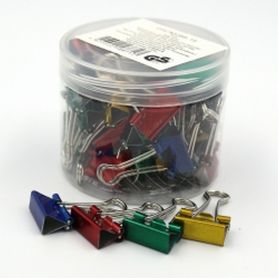 Біндер 25мм кольоровий мікс Біндер 25мм кольоровий мікс