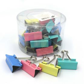 Біндер 41мм кольоровий мікс Біндер 41мм кольоровий мікс