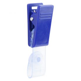 Клип для бейджа пластиковый синий Axent Клип для бейджа пластиковый синий Axent