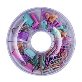 Набір канцелярськлго приладдя Buromax Donut Pastel в пастиковому боксі Набір канцелярськлго приладдя Buromax Donut Pastel в пастиковому боксі