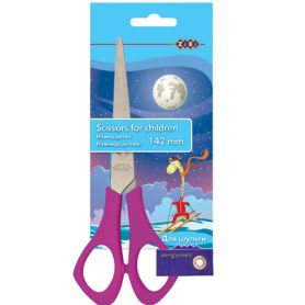 Ножницы 14,2 см детские для левши ZiBi на блистере розовые Ножницы 14,2 см детские для левши ZiBi на блистере розовые