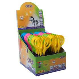 Ножницы 12.8см детские пластиковые ручки ZiBi ассорти Ножницы 12.8см детские пластиковые ручки ZiBi ассорти