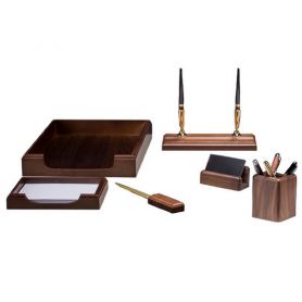 Набор настольный 6 предметов Bestar DIRECT орех Набор настольный 6 предметов Bestar DIRECT орех