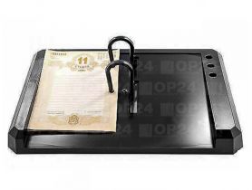 Подставка под календарь пластик черная КиП Подставка под календарь пластик черная КиП