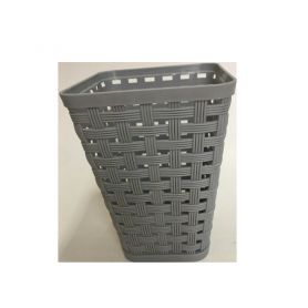 Стакан для ручок пластиковий сітка світло-сірий Ротанг Стакан для ручок пластиковий сітка світло-сірий Ротанг