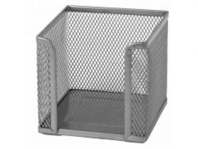 Бокс для бумаги 100х100х100 металлический сетка серебристый Axent Бокс для бумаги 100х100х100 металлический сетка серебристый Axent