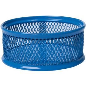 Подставка для скрепок 80х40 металлическая сетка синяя Buromax Подставка для скрепок 80х40 металлическая сетка синяя Buromax