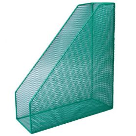 Лоток вертикальный 1 отделение металлический сетка зеленый Buromax Лоток вертикальный 1 отделение металлический сетка зеленый Buromax