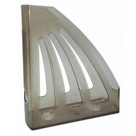 Лоток вертикальный 1 отделение пластиковый дымчатый КиП Лоток вертикальный 1 отделение пластиковый дымчатый КиП