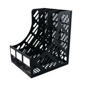 Лоток вертикальный 1 отделение металлический сетка черный Klerk Лоток вертикальный 1 отделение металлический сетка черный Klerk