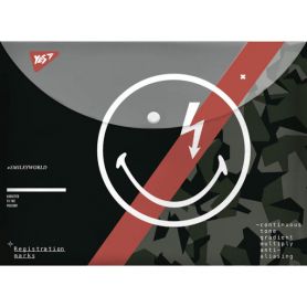 Папка пластикова А-4 на кнопці YES Smiley World Папка пластикова А-4 на кнопці YES Smiley World