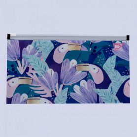 Папка пластикова DL на блискавці zip-lock YES Jungle Папка пластикова DL на блискавці zip-lock YES Jungle
