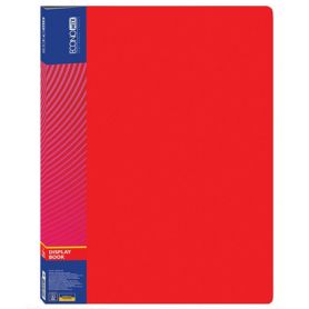 Папка пластикова А-4 20 файлів Economix червона Папка пластикова А-4 20 файлів Economix червона