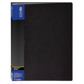 Папка пластикова А-4 40 файлів Economix чорна Папка пластикова А-4 40 файлів Economix чорна