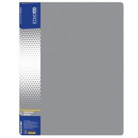 Папка пластикова А-4 20 файлів Economix сіра Папка пластикова А-4 20 файлів Economix сіра