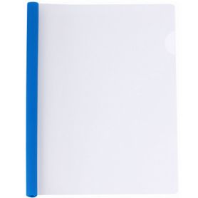 Скоросшиватель А-4 Economix с планкой-зажимом 6мм - 35л планка синяя Скоросшиватель А-4 Economix с планкой-зажимом 6мм - 35л планка синяя