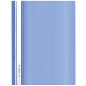 Скоросшиватель А-4 Economix Light фактура глянец синий Скоросшиватель А-4 Economix Light фактура глянец синий