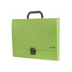 Портфель пластиковый А-4 1 отд. пластиковый замок, салатовый Economix Портфель пластиковый А-4 1 отд. пластиковый замок, салатовый Economix