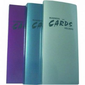 Візитниця 160 візиток 110х250 пластик асорті Economix