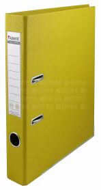 Папка-регистратор А-4 50мм РР Axent Prestige двухстороннее покрытие желтая Папка-регистратор А-4 50мм РР Axent Prestige двухстороннее покрытие желтая