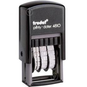 Датер-міні Trodat 3,8мм Printy, пластик Bank Датер-міні Trodat 3,8мм Printy, пластик Bank