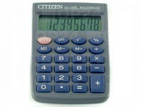 Калькулятор Citizen 8р кишеньковий, 58х87х12мм Калькулятор Citizen 8р кишеньковий, 58х87х12мм