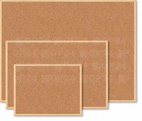 Дошка коркова 60х90см дерев'яна рамка BuroMax Дошка коркова 60х90см дерев'яна рамка BuroMax