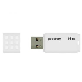 Модуль Flash 16Gb Goodram UME2, пластик, білий, ковпачок Модуль Flash 16Gb Goodram UME2, пластик, білий, ковпачок