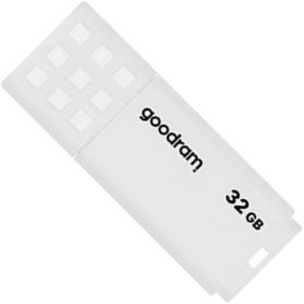 Модуль Flash 32Gb Goodram UME2, пластик, білий, ковпачок Модуль Flash 32Gb Goodram UME2, пластик, білий, ковпачок