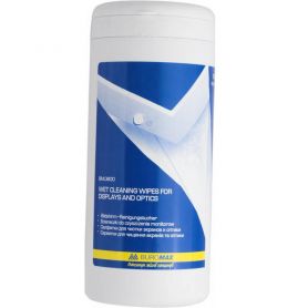 Салфетки влажные для мониторов TFT и LCD 100шт Buromax Салфетки влажные для мониторов TFT и LCD 100шт Buromax