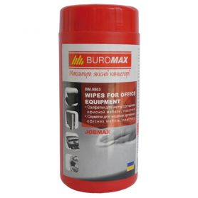 Салфетки влажные для оргтехники, пластика, офисной мебели 80шт Buromax Салфетки влажные для оргтехники, пластика, офисной мебели 80шт Buromax